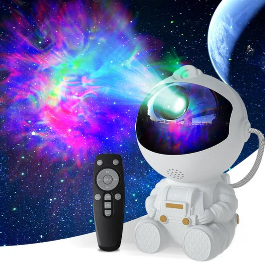 Star Projector Galaxy Astronaut Space Night Light Projector Starry Nebula Home Decorative Ceiling LED Lamp for Bedroom kids Gift